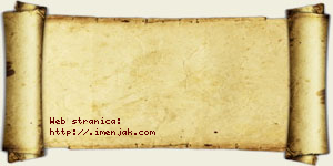 Tatjana Pavić vizit kartica